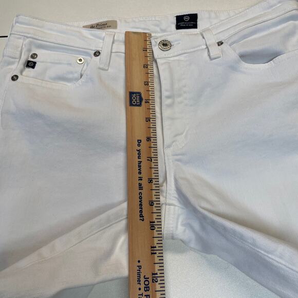 ADRIANO GOLDSCHMIED The Prima Mid Rise Cigarette White Size 30 - Picture 7 of 8
